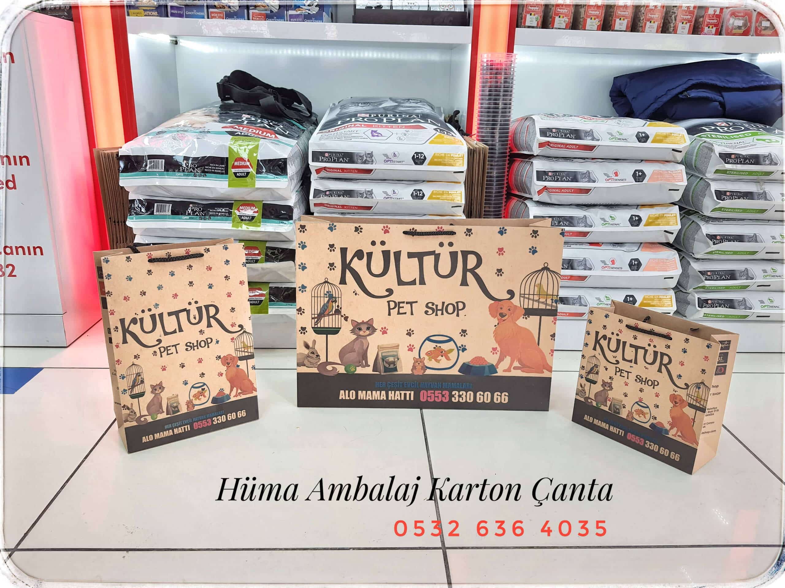 KÜLTÜR PET SHOP | MANİSA KRAFT KARTON ÇANTA MODELİ