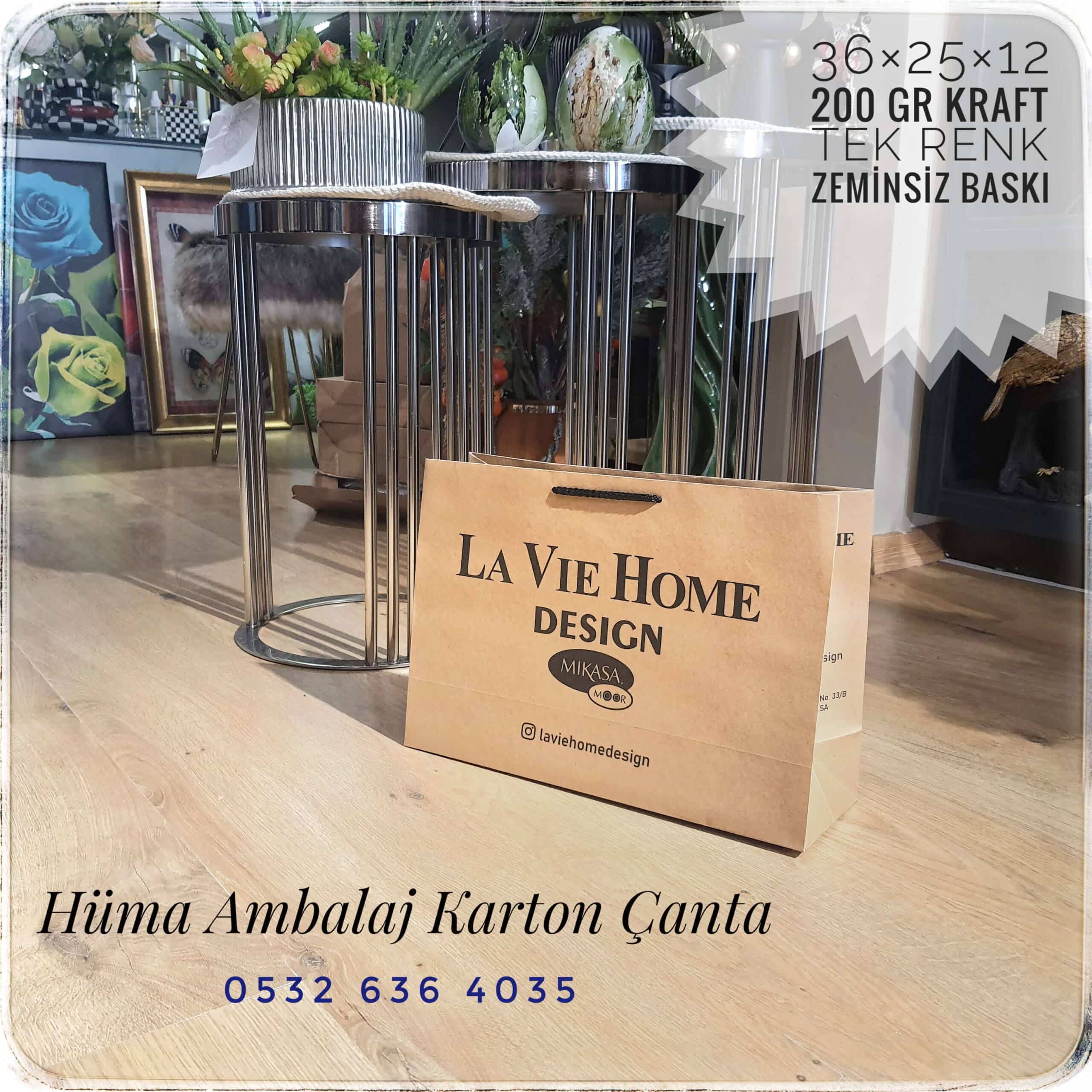 LA VİE HOME DESİGN | MANİSA KRAFT KARTON ÇANTA MODELİ