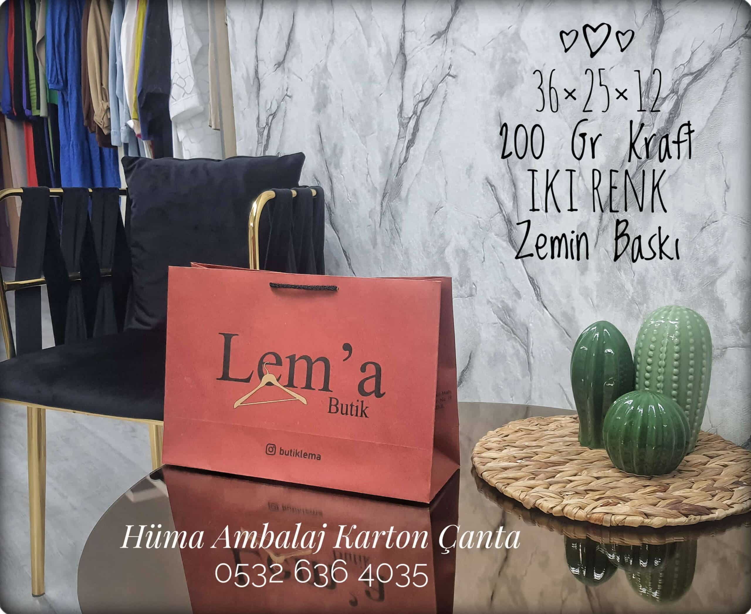 LEM A BUTİK | İSTANBUL KRAFT KARTON ÇANTA MODELİ