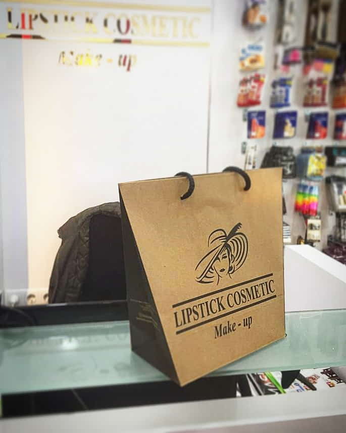 LİPSTİCK COSMETİC | UŞAK KRAFT KARTON ÇANTA MODELİ