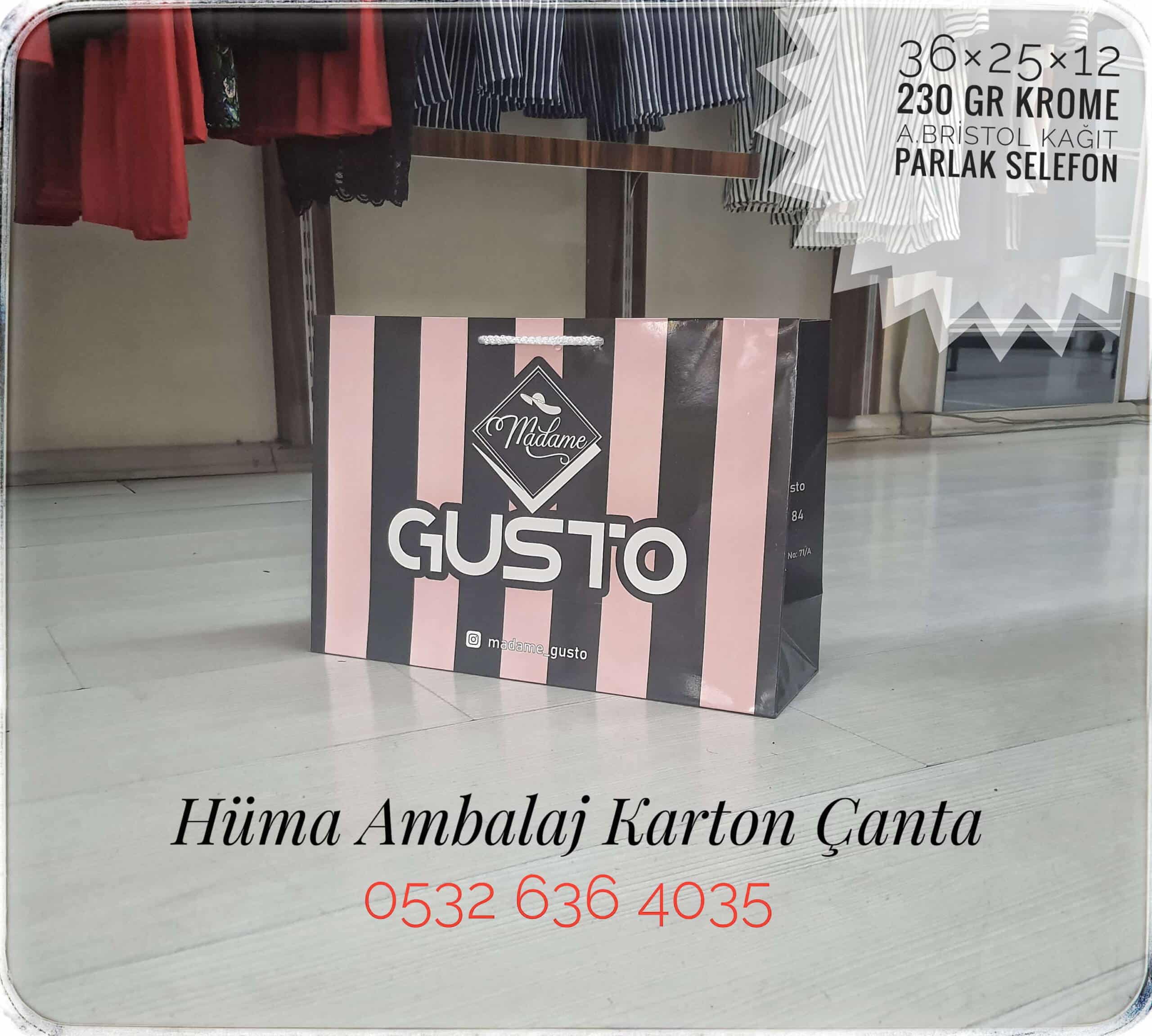 MADAME GUSTO | MANİSA KRAFT KARTON ÇANTA MODELİ