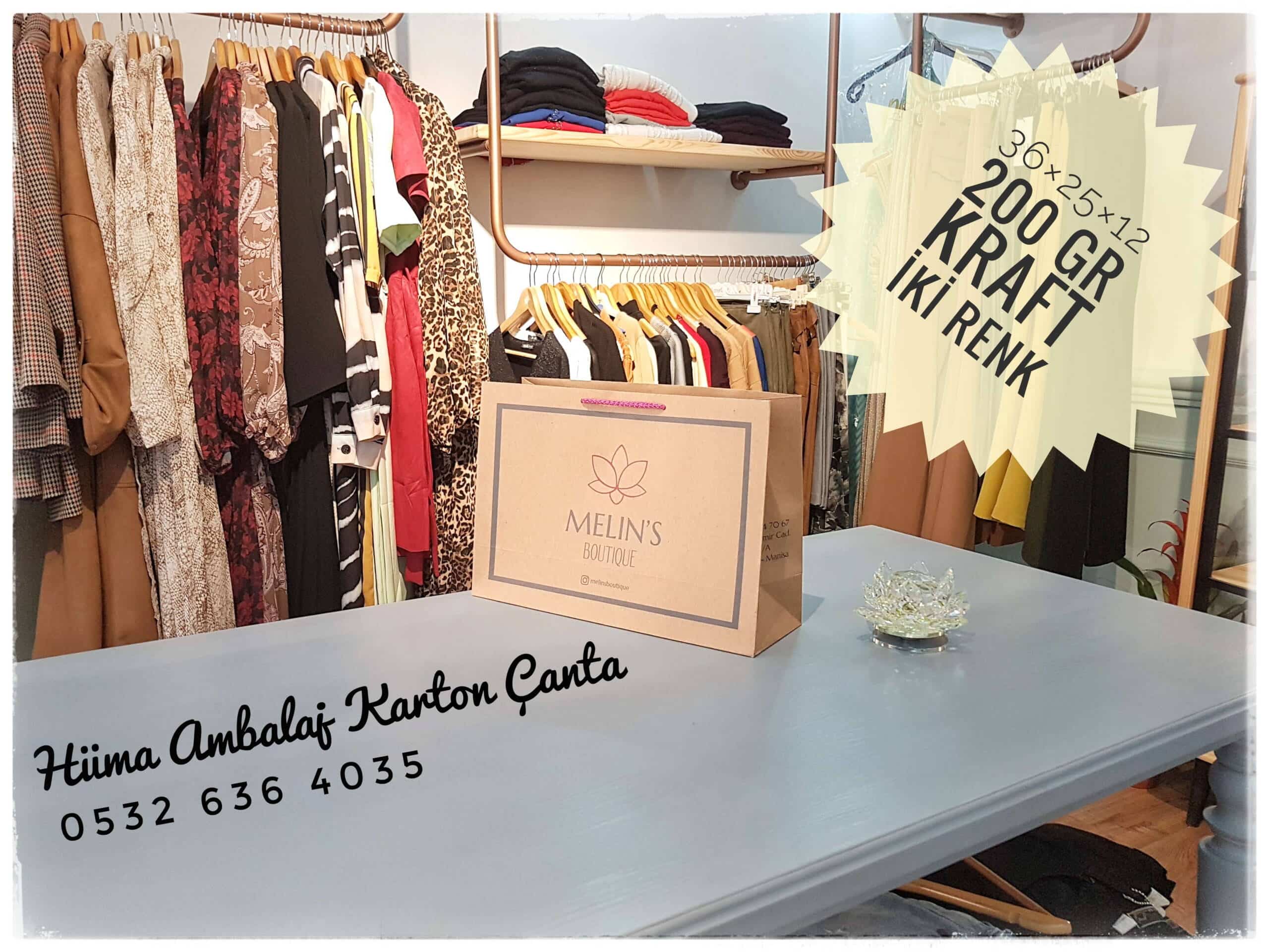 MELİNS BOUTIQUE | MANİSA KRAFT KARTON ÇANTA MODELİ