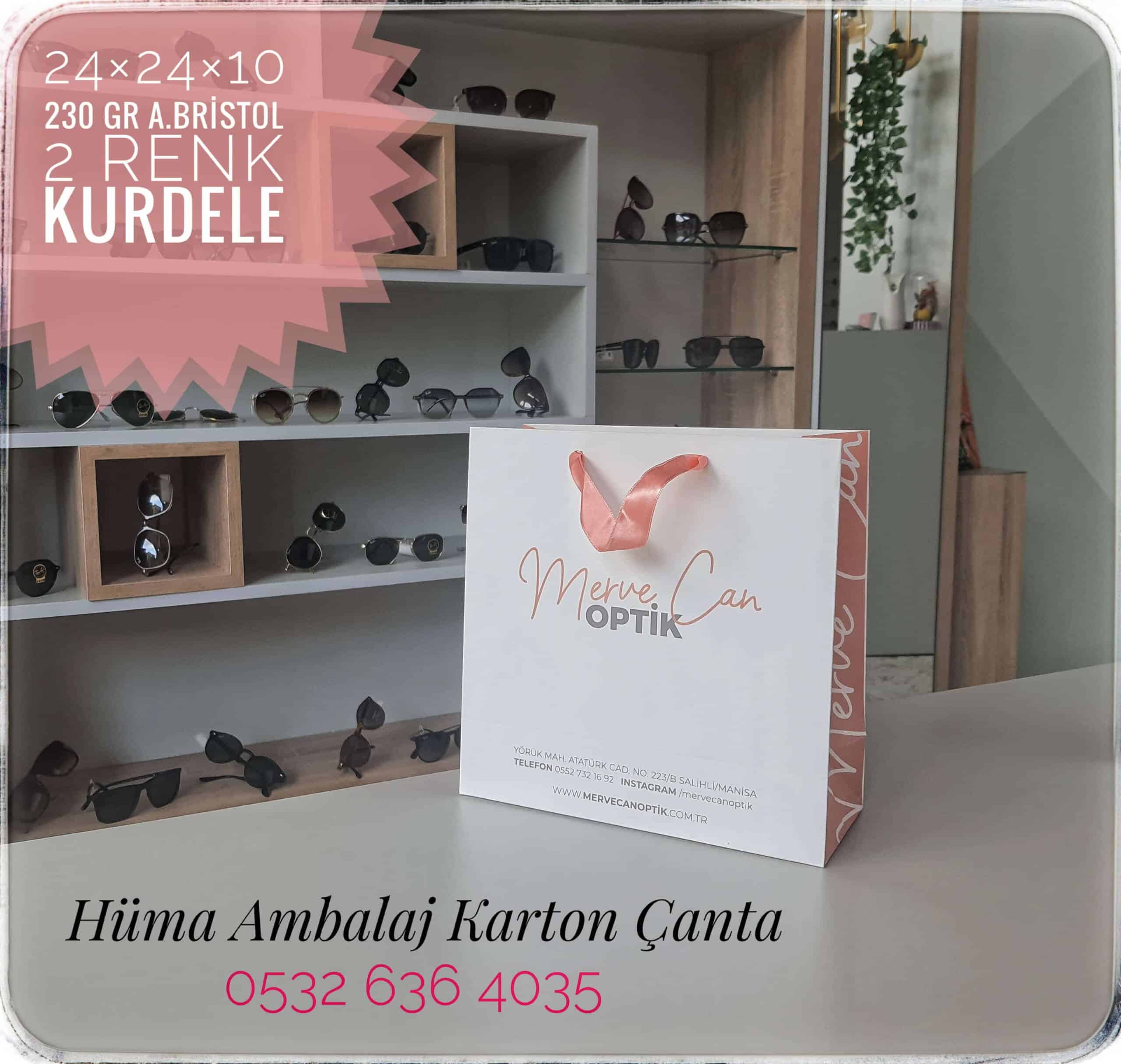 MERVE CAN OPTİK | MANİSA KRAFT KARTON ÇANTA MODELİ