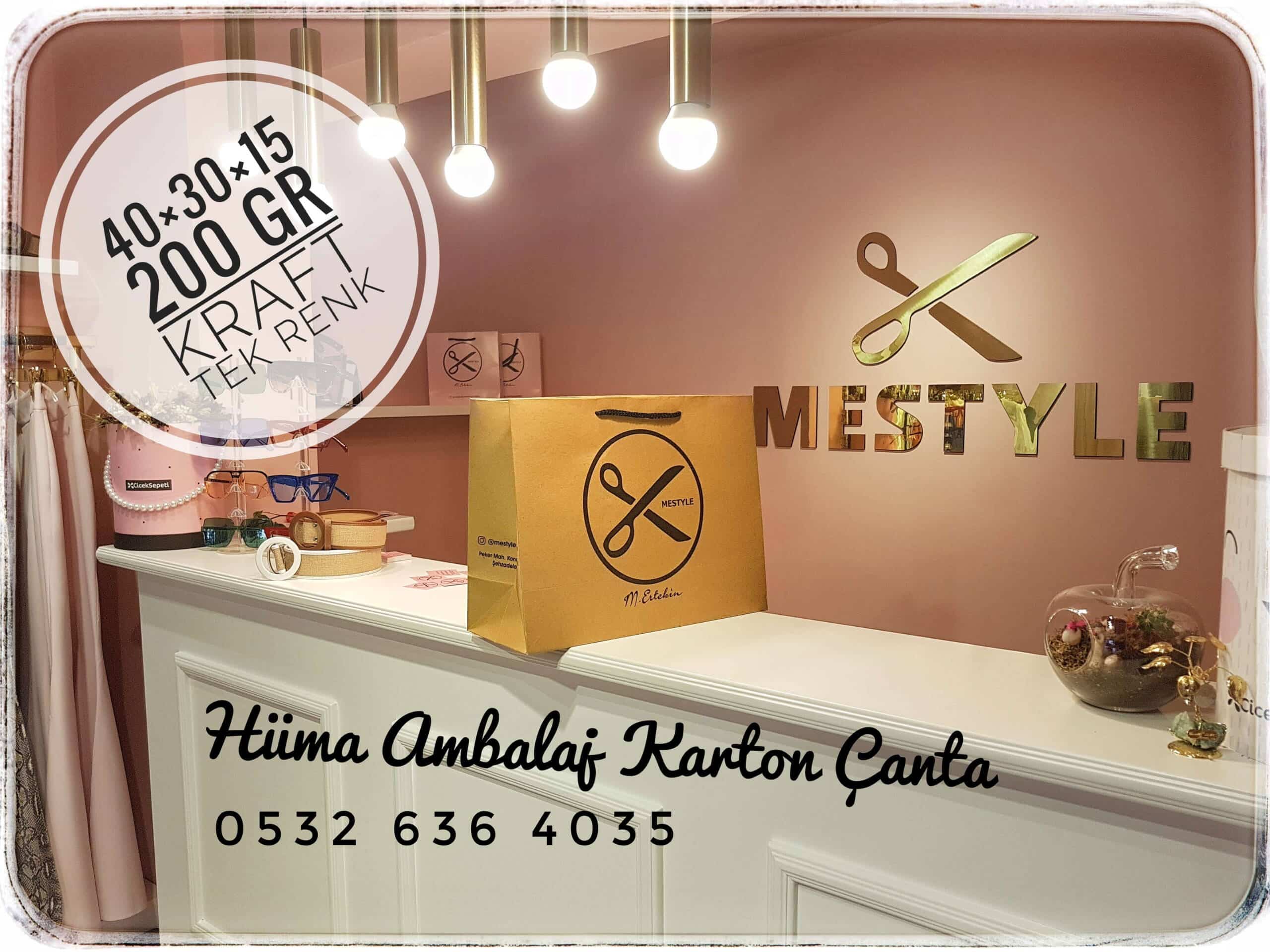 MESTYLE | MANİSA KRAFT KARTON ÇANTA MODELİ