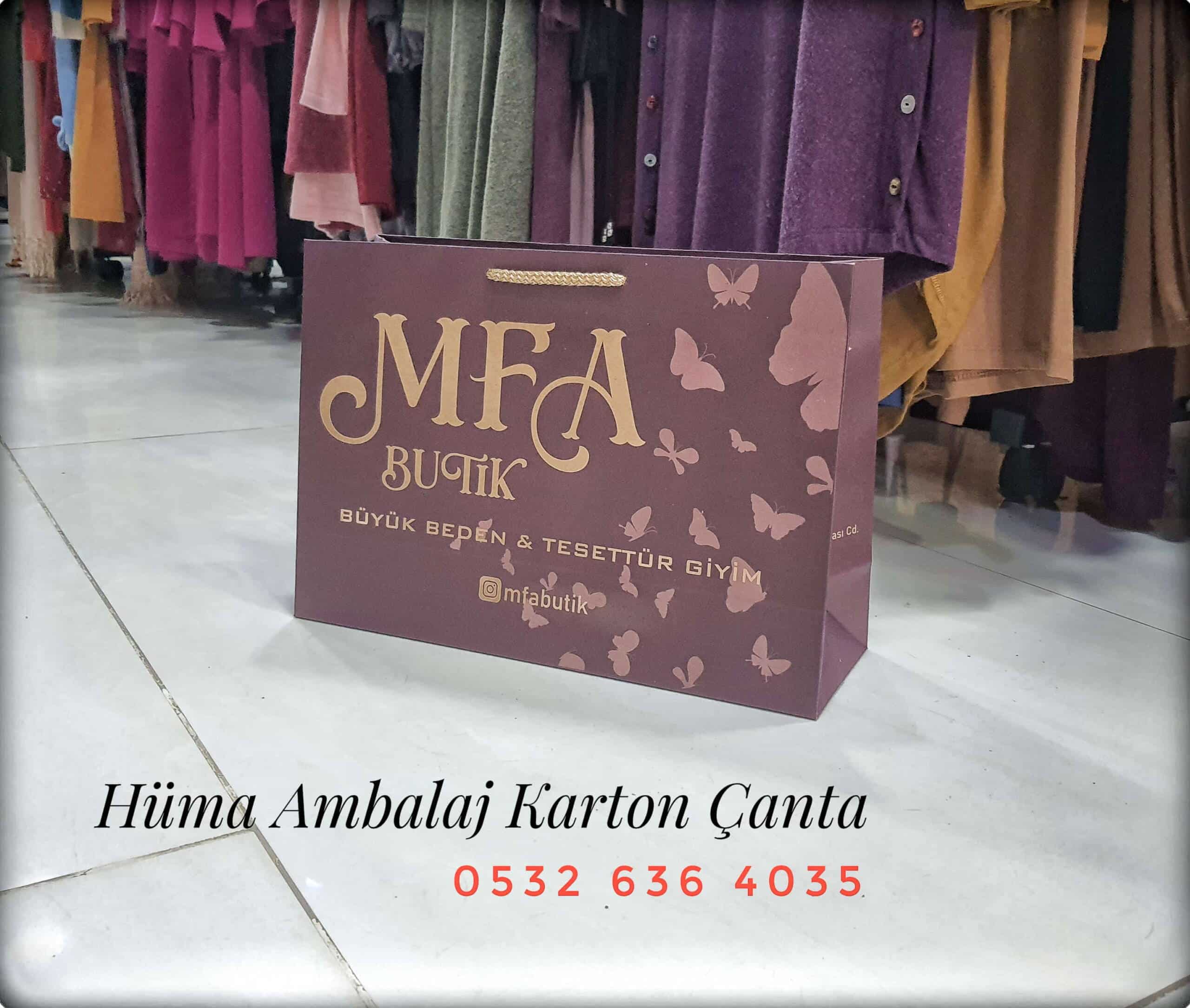 MFA BUTİK | İZMİR KRAFT KARTON ÇANTA MODELİ