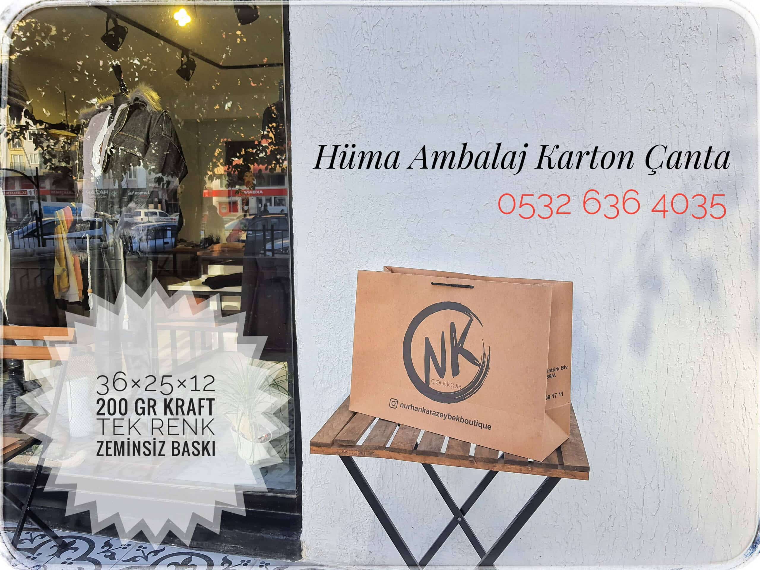 NK BOUTIQUE | UŞAK KRAFT KARTON ÇANTA MODELİ