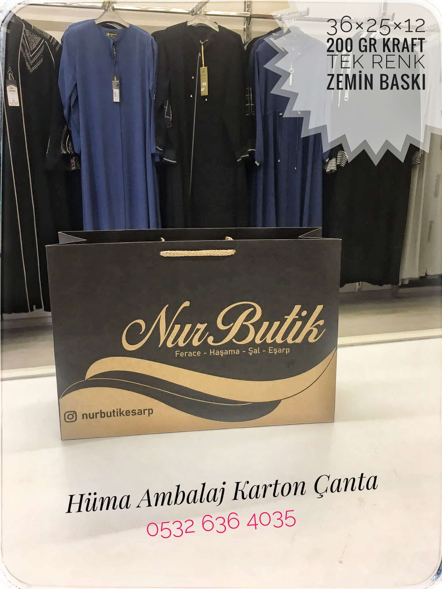 NUR BUTİK | KOCAELİ KRAFT KARTON ÇANTA MODELİ