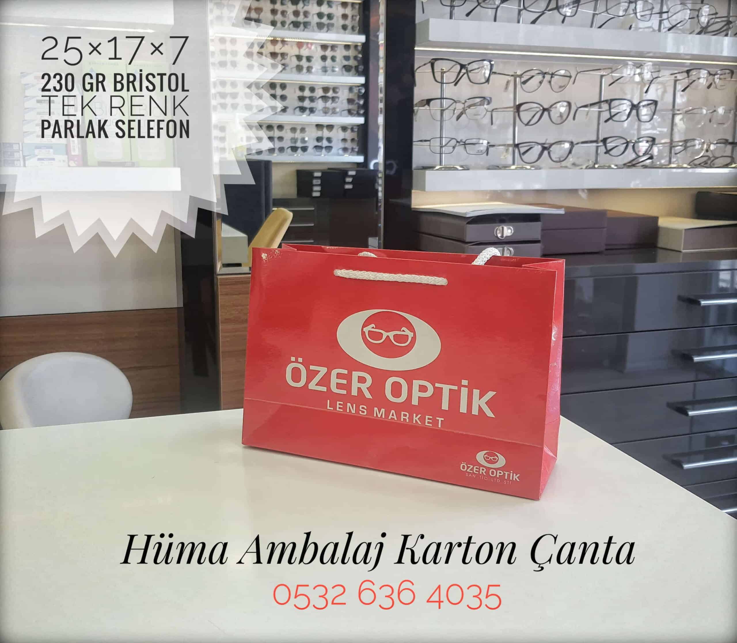 ÖZER OPTİK | MERSİN KRAFT KARTON ÇANTA MODELİ