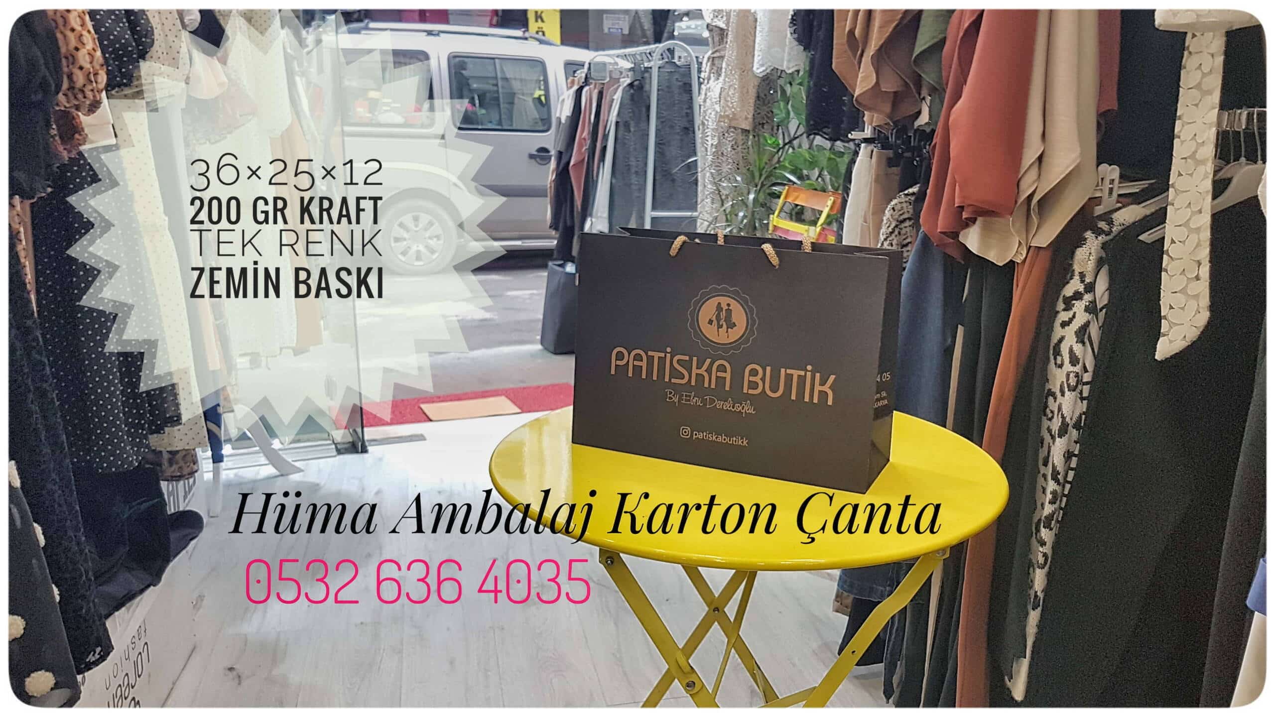PATİKSA BUTİK | SAKARYA KRAFT KARTON ÇANTA MODELİ