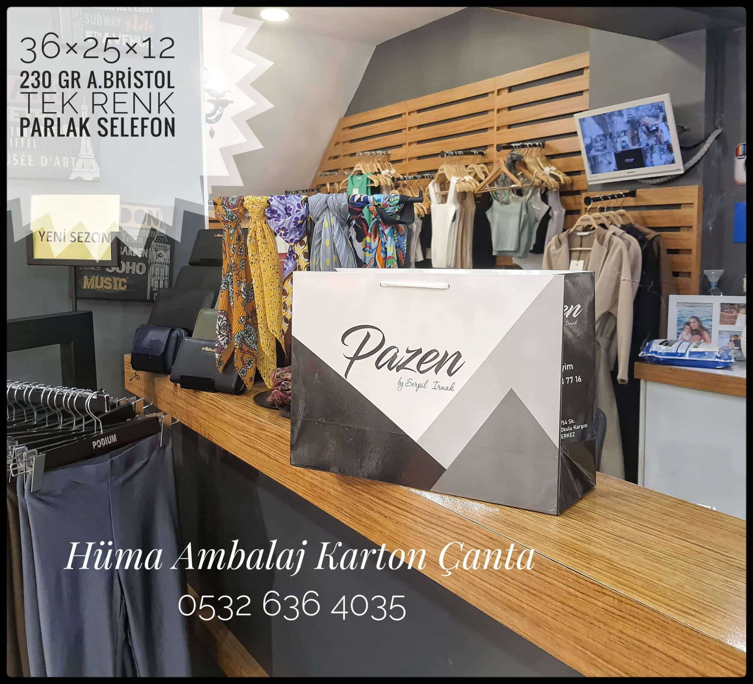 PAZEN | DÜZCE KRAFT KARTON ÇANTA MODELİ