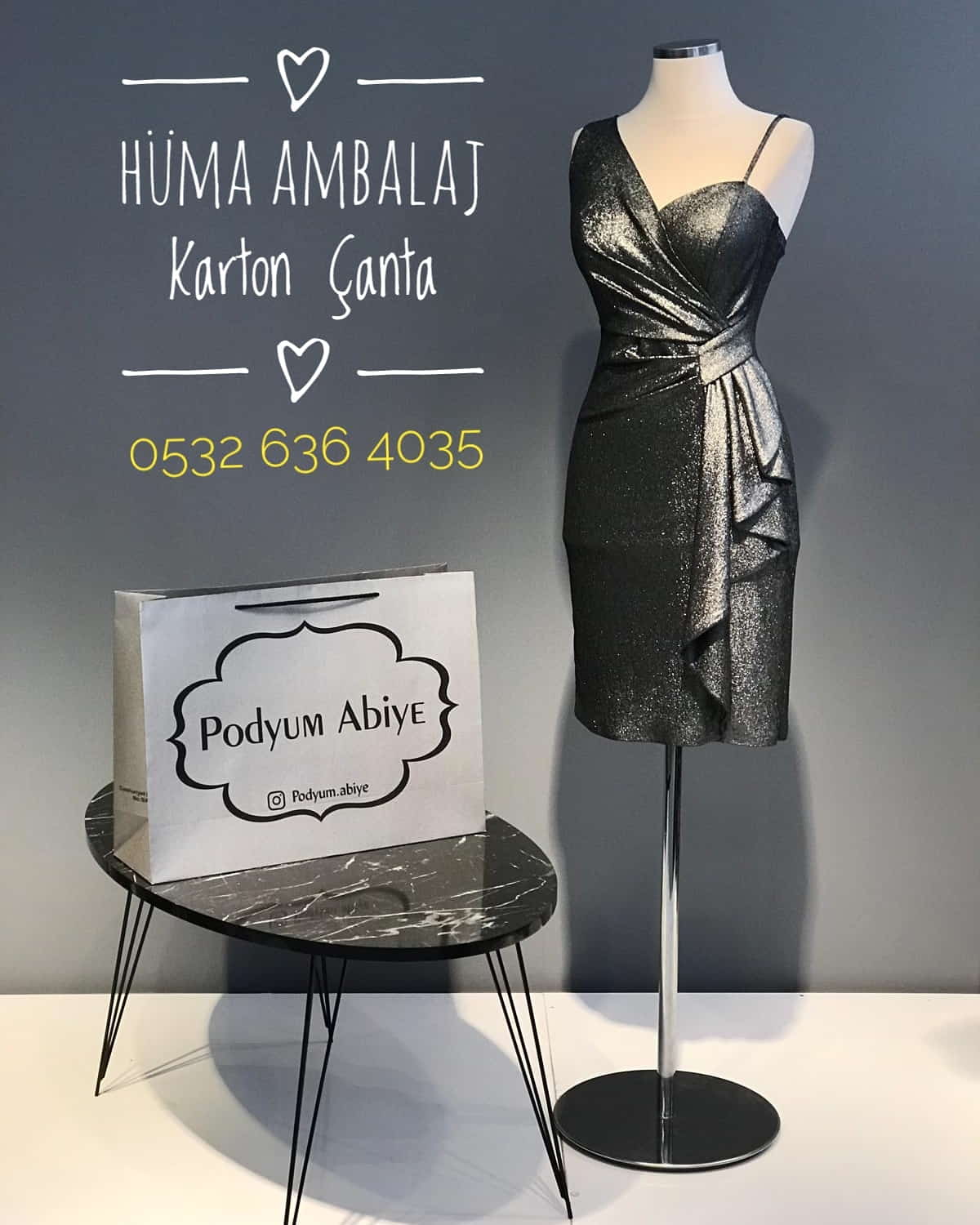 PODYUM ABİYE | MANİSA KRAFT KARTON ÇANTA MODELİ