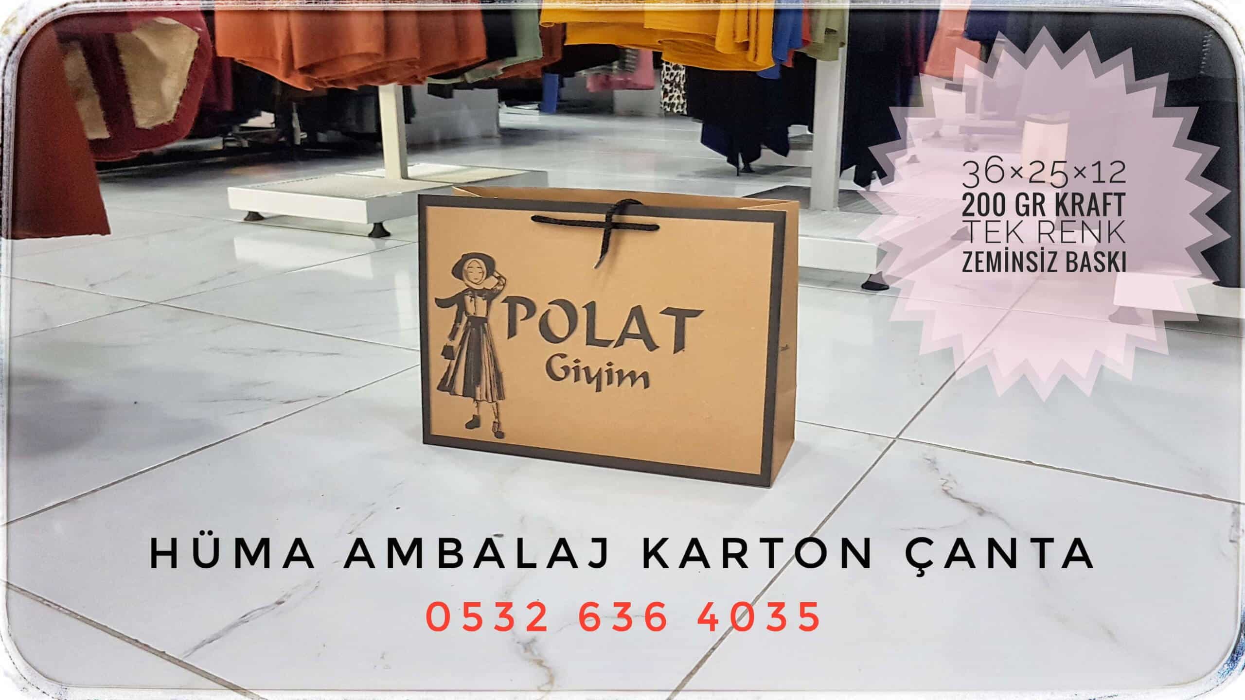 POLAT GİYİM | İZMİR KRAFT KARTON ÇANTA MODELİ