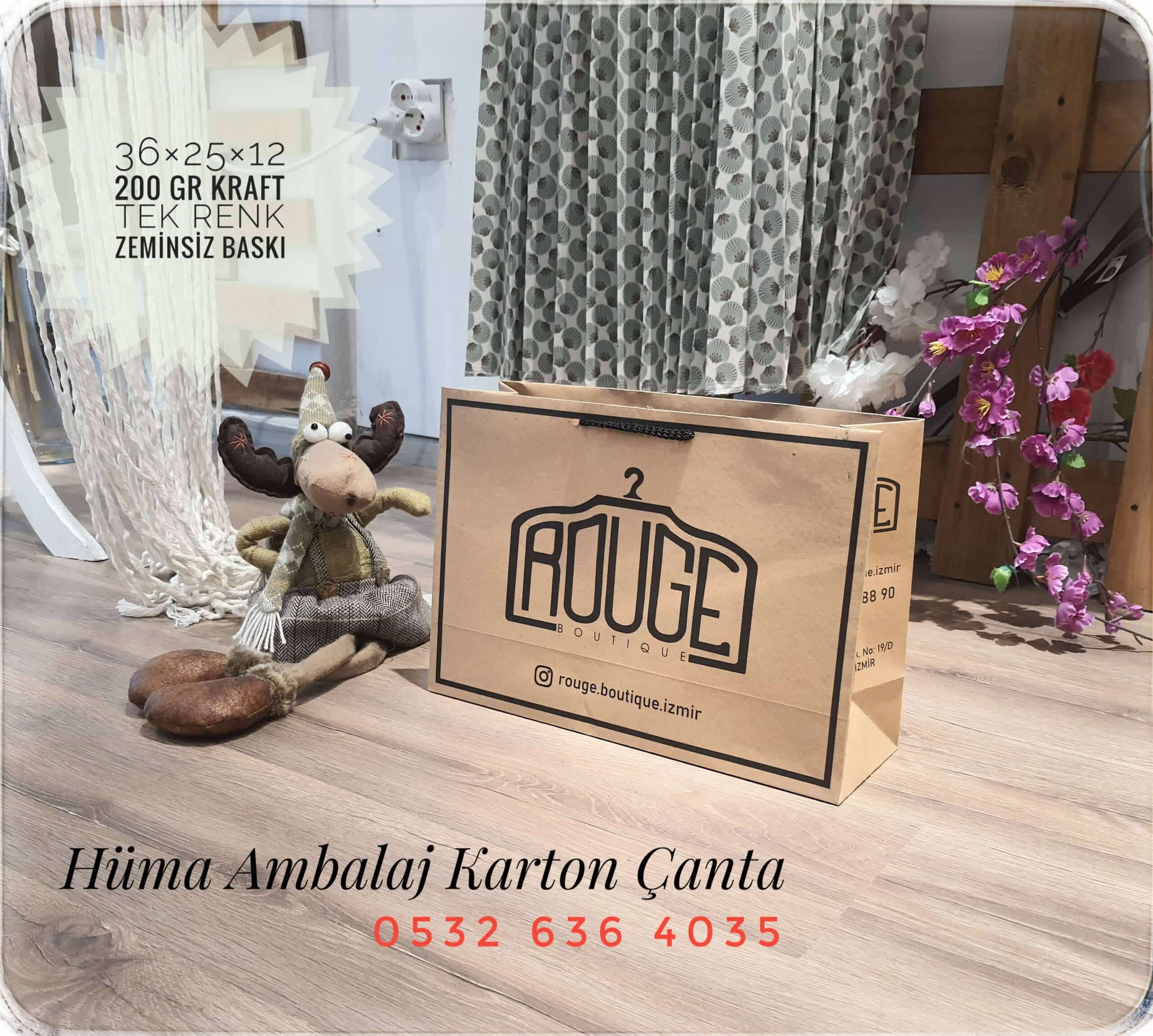 ROUGE BOUTIQUE | İZMİR KRAFT KARTON ÇANTA MODELİ