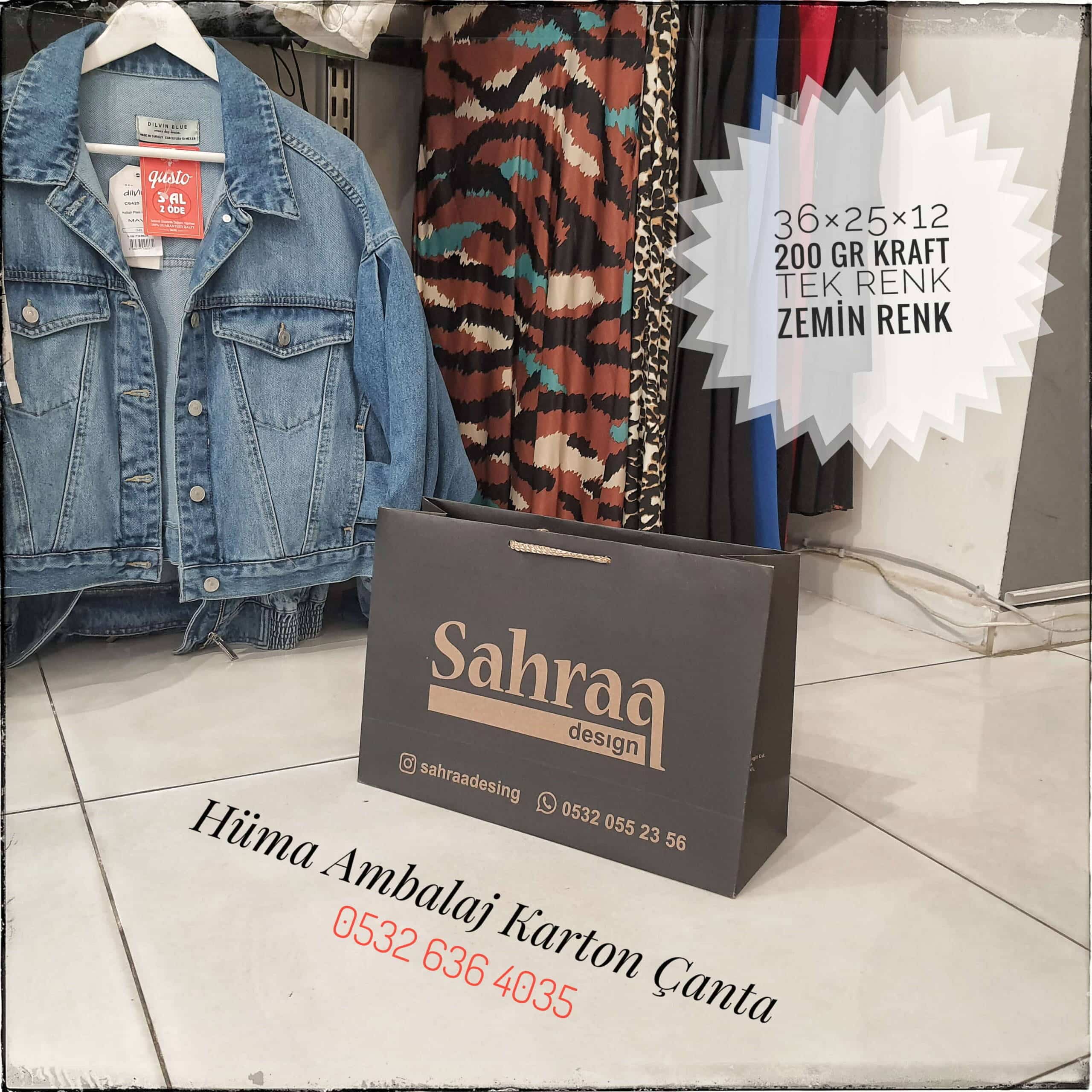 SAHRAA DESİGN | İSTANBUL KRAFT KARTON ÇANTA MODELİ