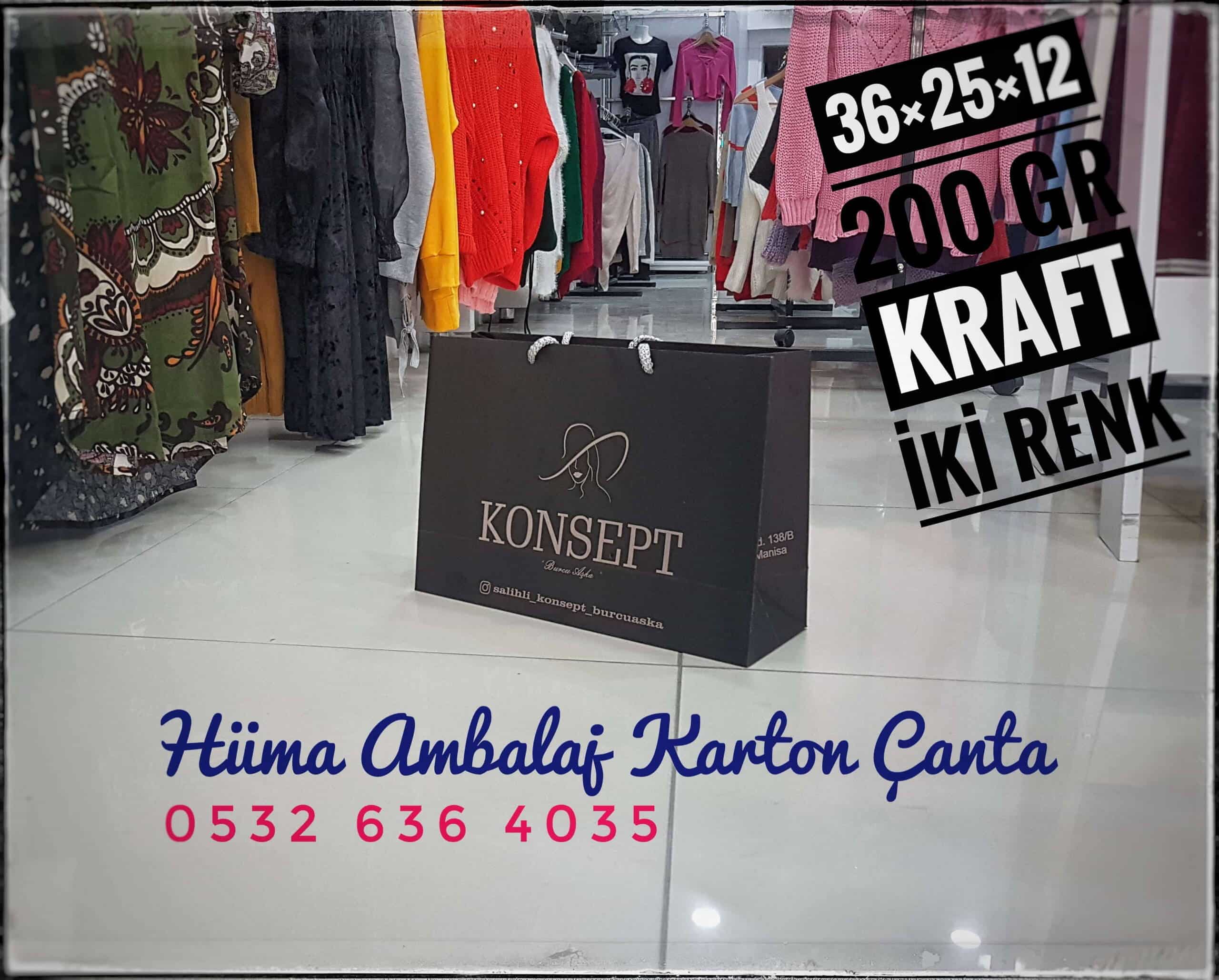 SALİHLİ KONSEPT | MANİSA KRAFT KARTON ÇANTA MODELİ