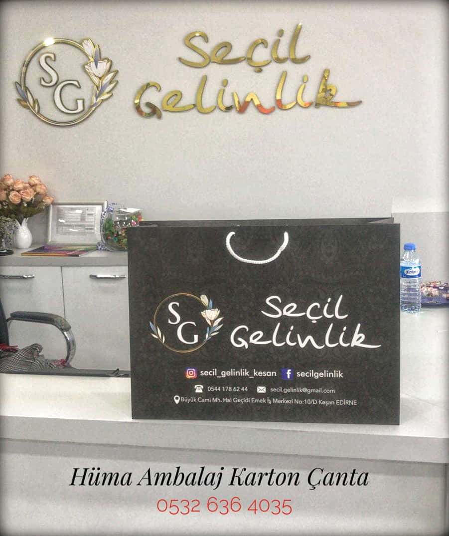 SEÇİL GELİNLİK | EDİRNE KRAFT KARTON ÇANTA MODELİ