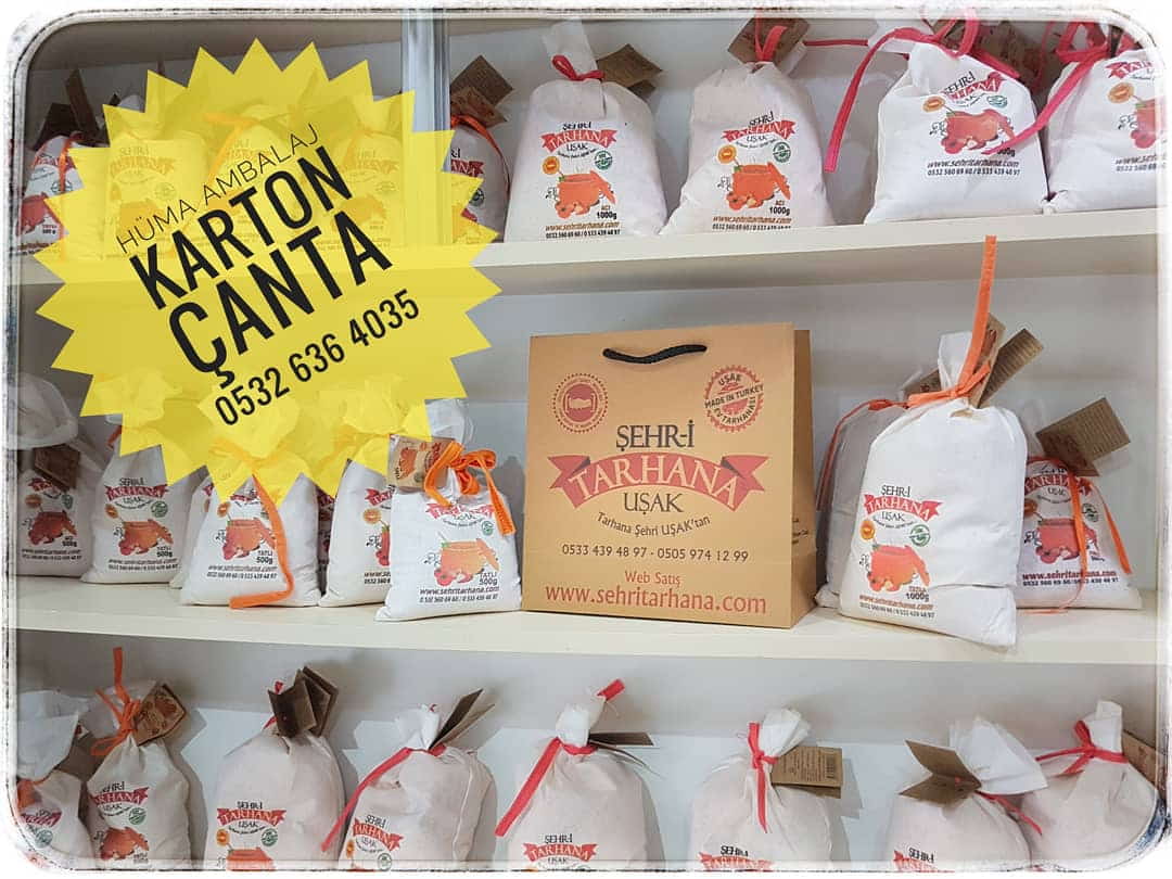 ŞEHR-İ TARHANA | UŞAK KRAFT KARTON ÇANTA MODELİ