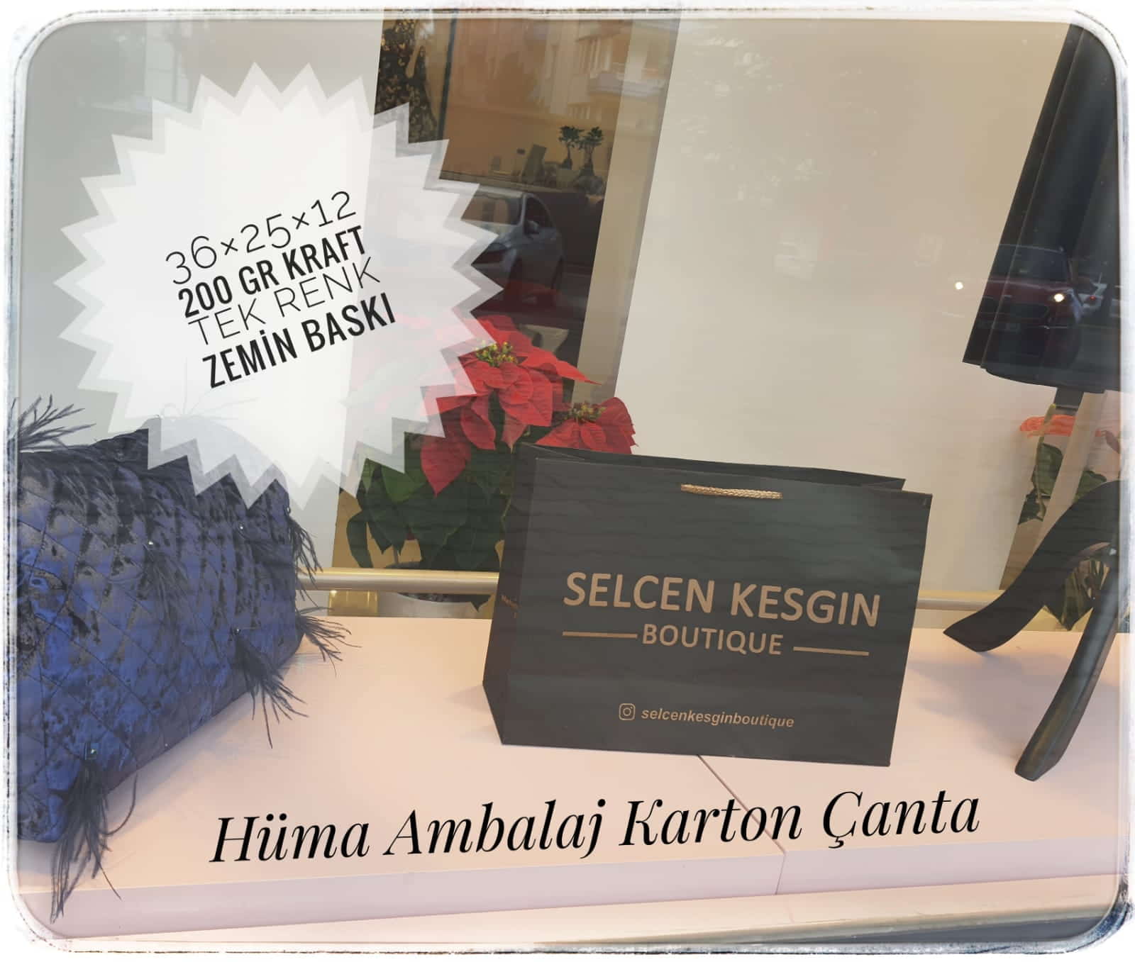 SELCEN KESGİN BOUTIQUE | UŞAK KRAFT KARTON ÇANTA MODELİ