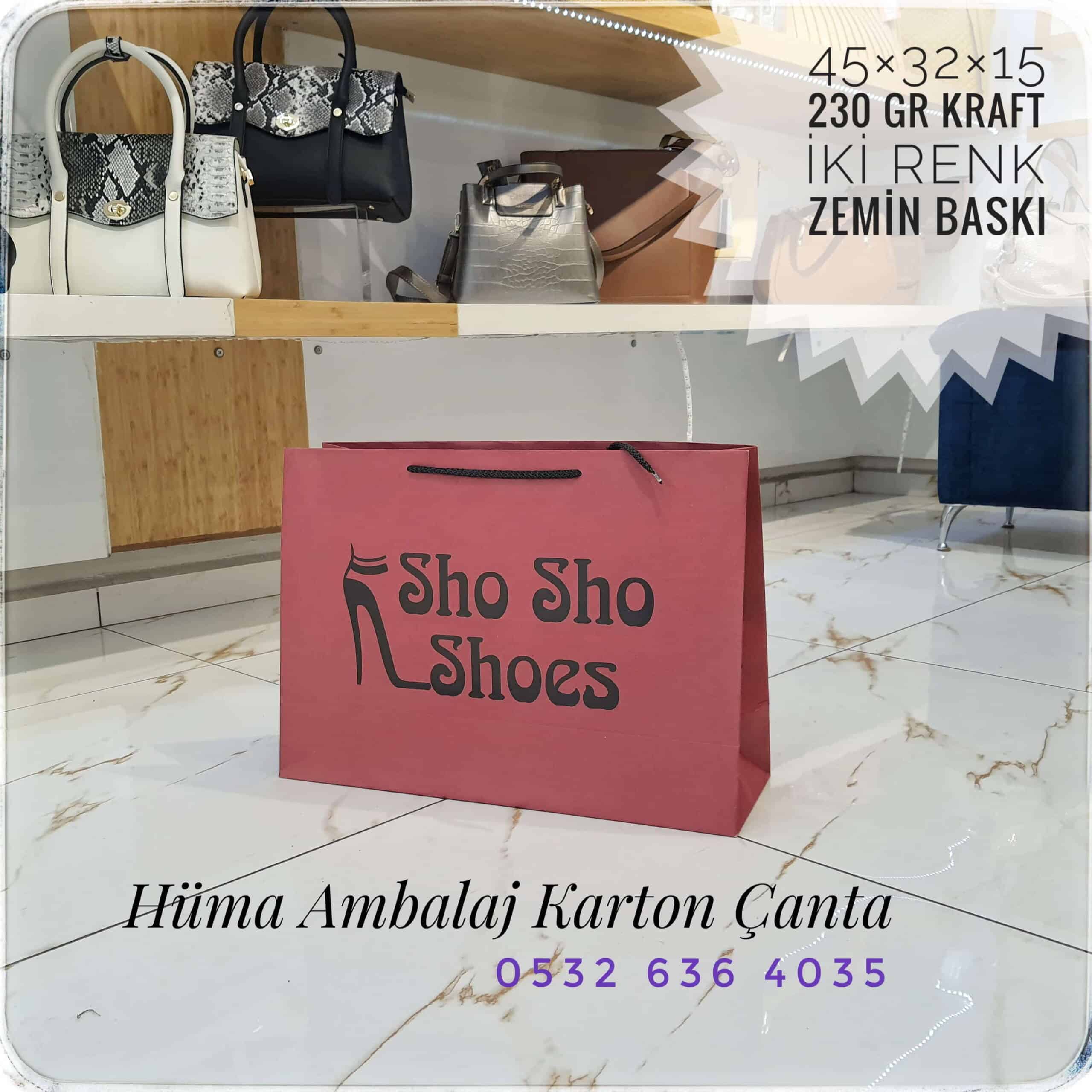 SHO SHO SHOES | MANİSA KRAFT KARTON ÇANTA MODELİ