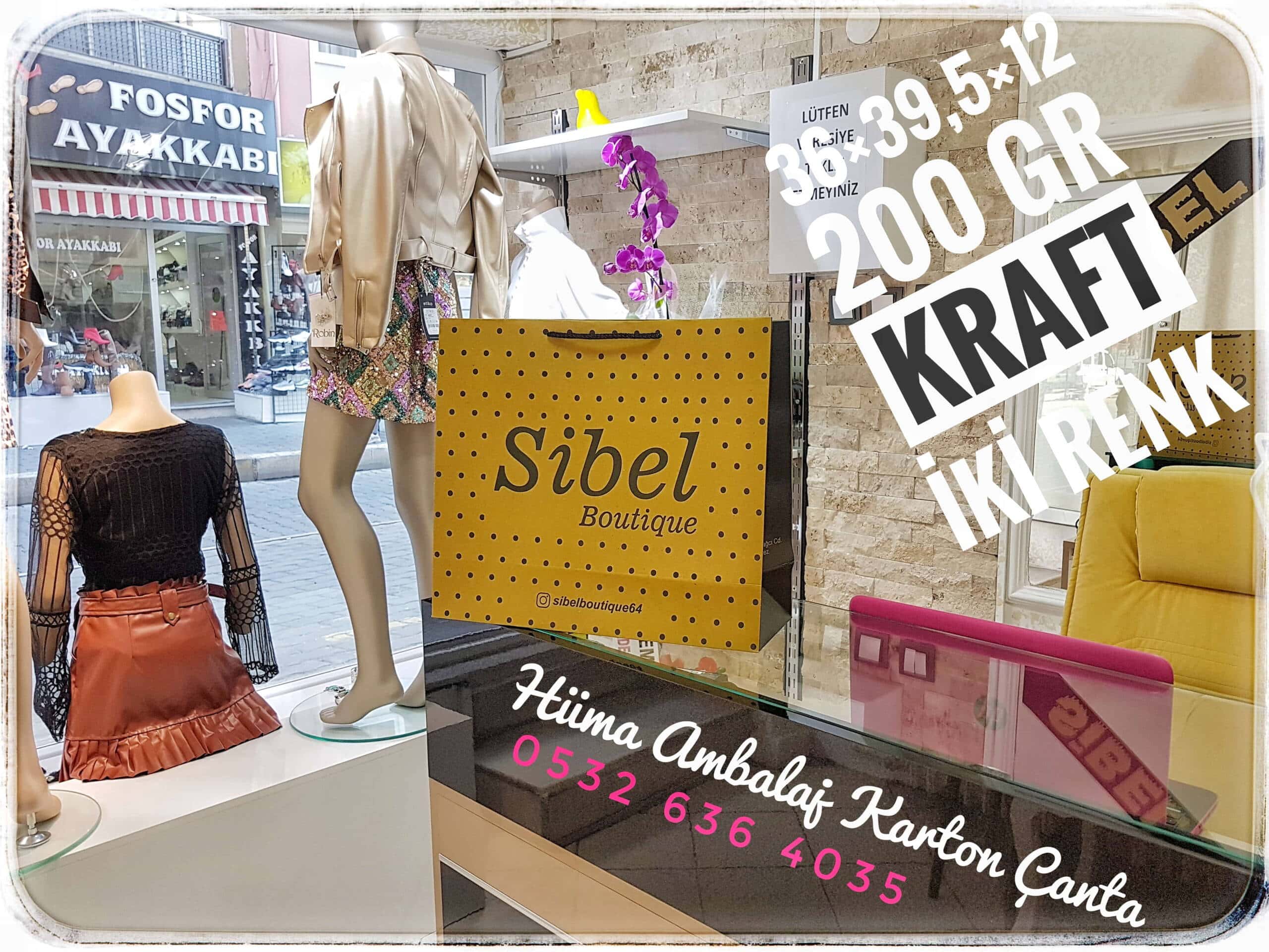 SİBEL BOUTIQUE | UŞAK KRAFT KARTON ÇANTA MODELİ
