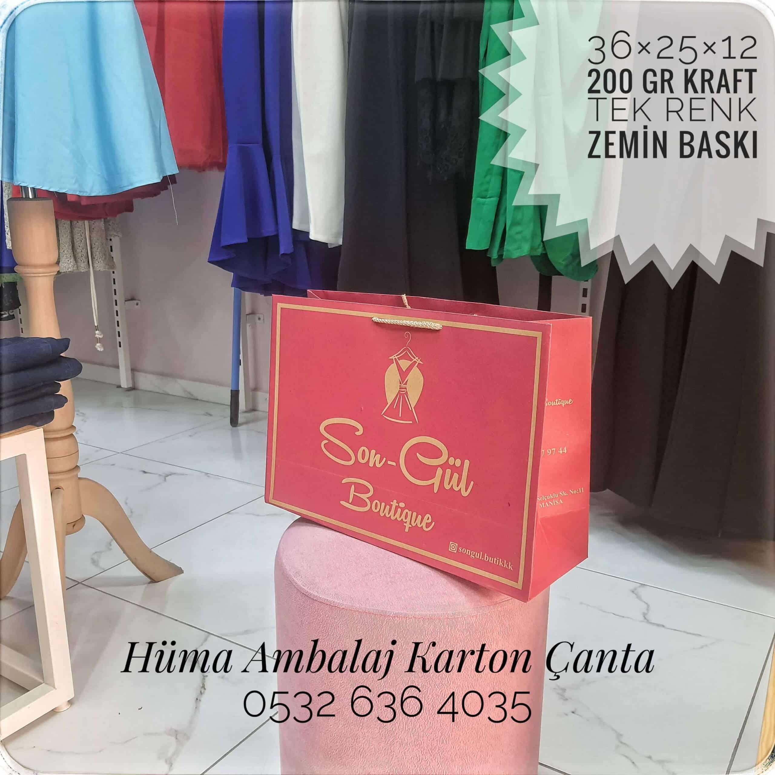 SON-GÜL BUTİK | MANİSA KRAFT KARTON ÇANTA MODELİ