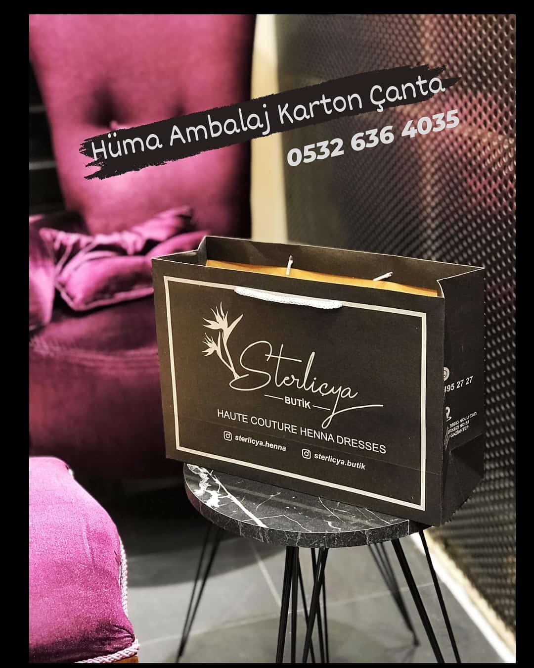 STERLİCYA BUTİK | GAZİANTEP KRAFT KARTON ÇANTA MODELİ