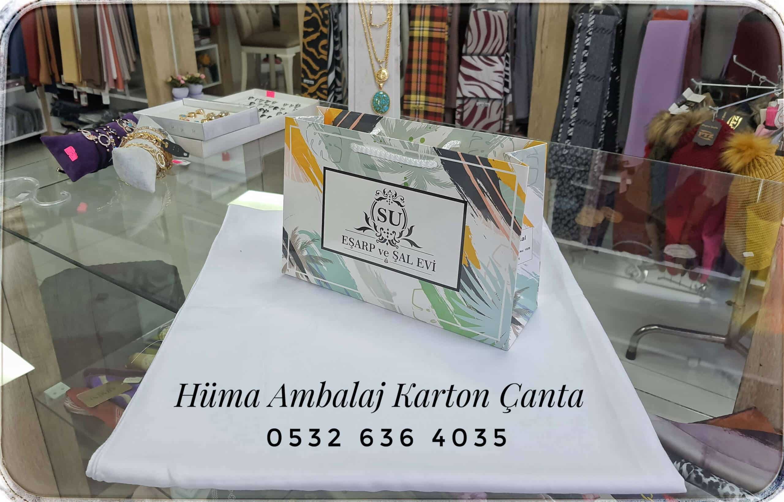 SU EŞARP | İZMİR KRAFT KARTON ÇANTA MODELİ