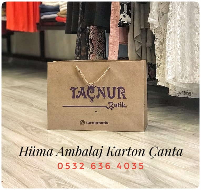 TAÇNUR BUTİK | MANİSA KRAFT KARTON ÇANTA MODELİ