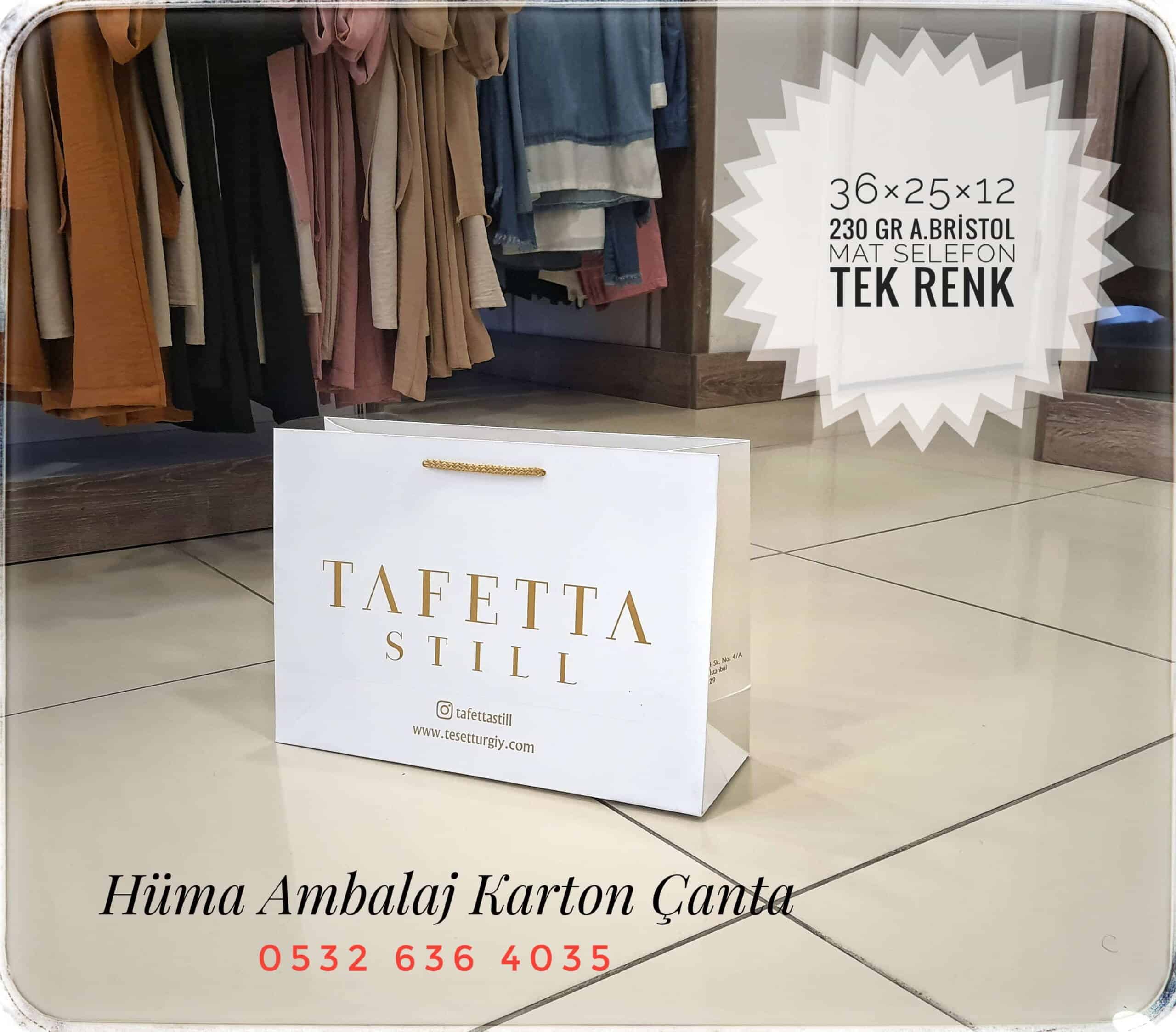 TAFETTA STİLL | İSTANBUL KRAFT KARTON ÇANTA MODELİ