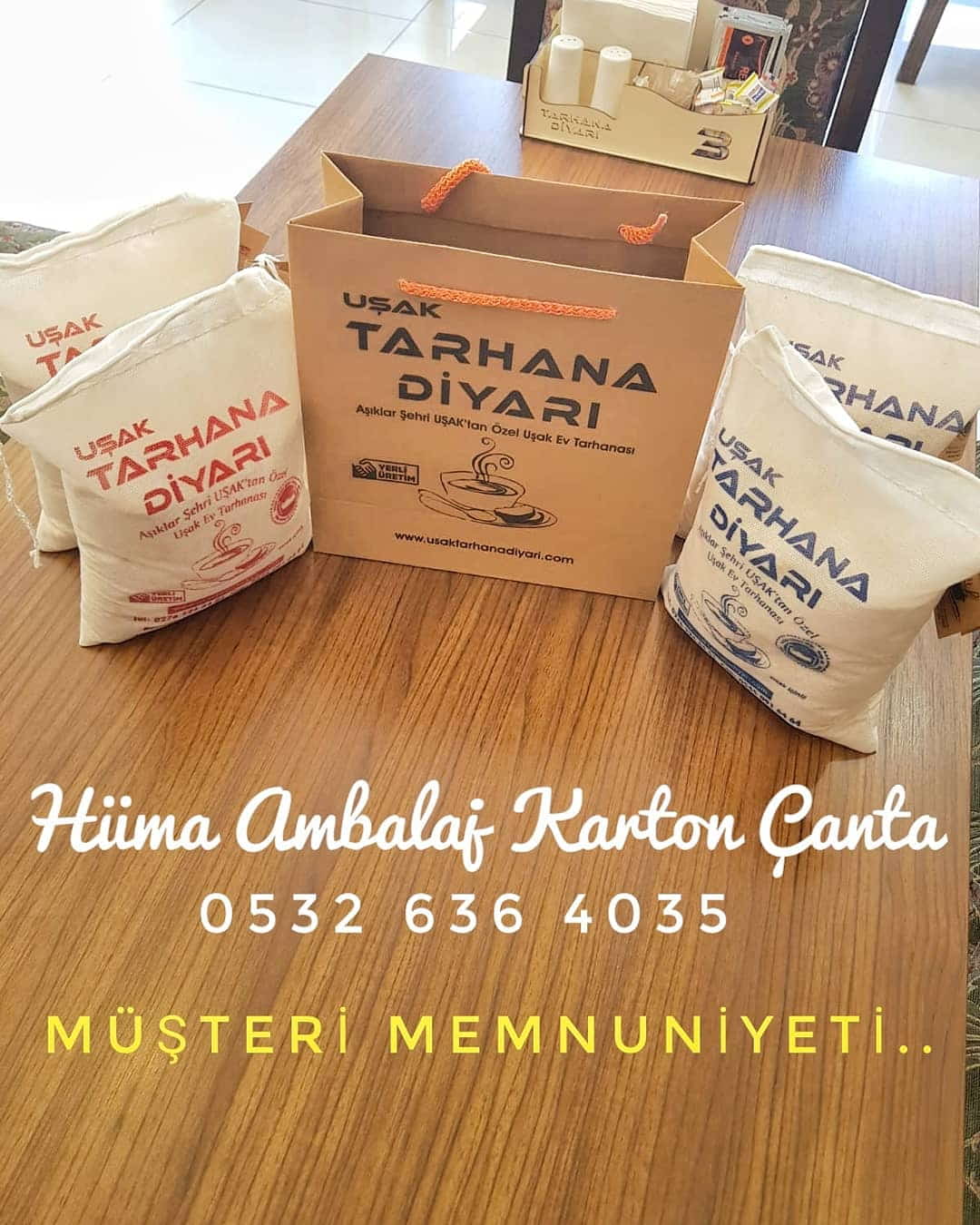 TARHANA DİYARI | UŞAK KRAFT KARTON ÇANTA MODELİ