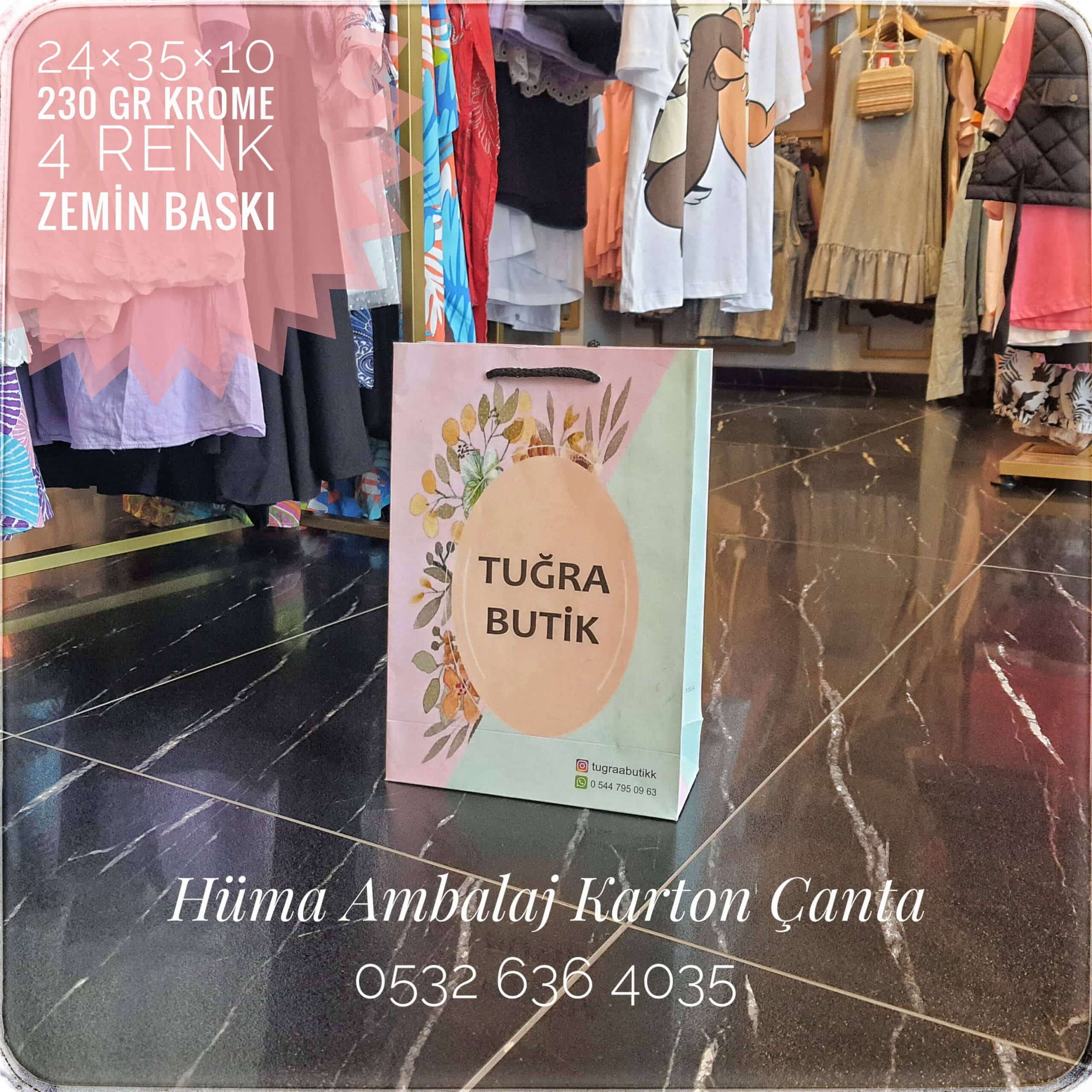 TUĞRA BUTİK | KÜTAHYA KRAFT KARTON ÇANTA MODELİ