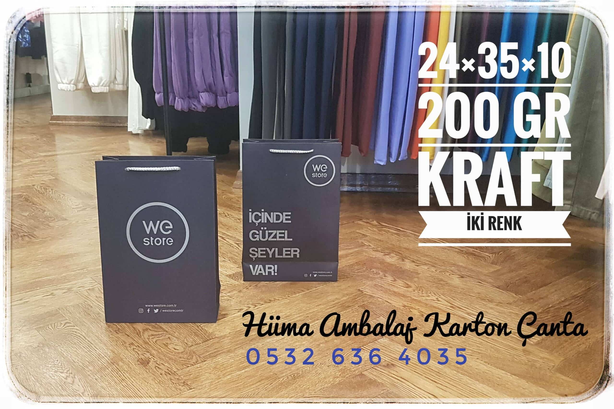 WE STORE | İZMİR KRAFT KARTON ÇANTA MODELİ
