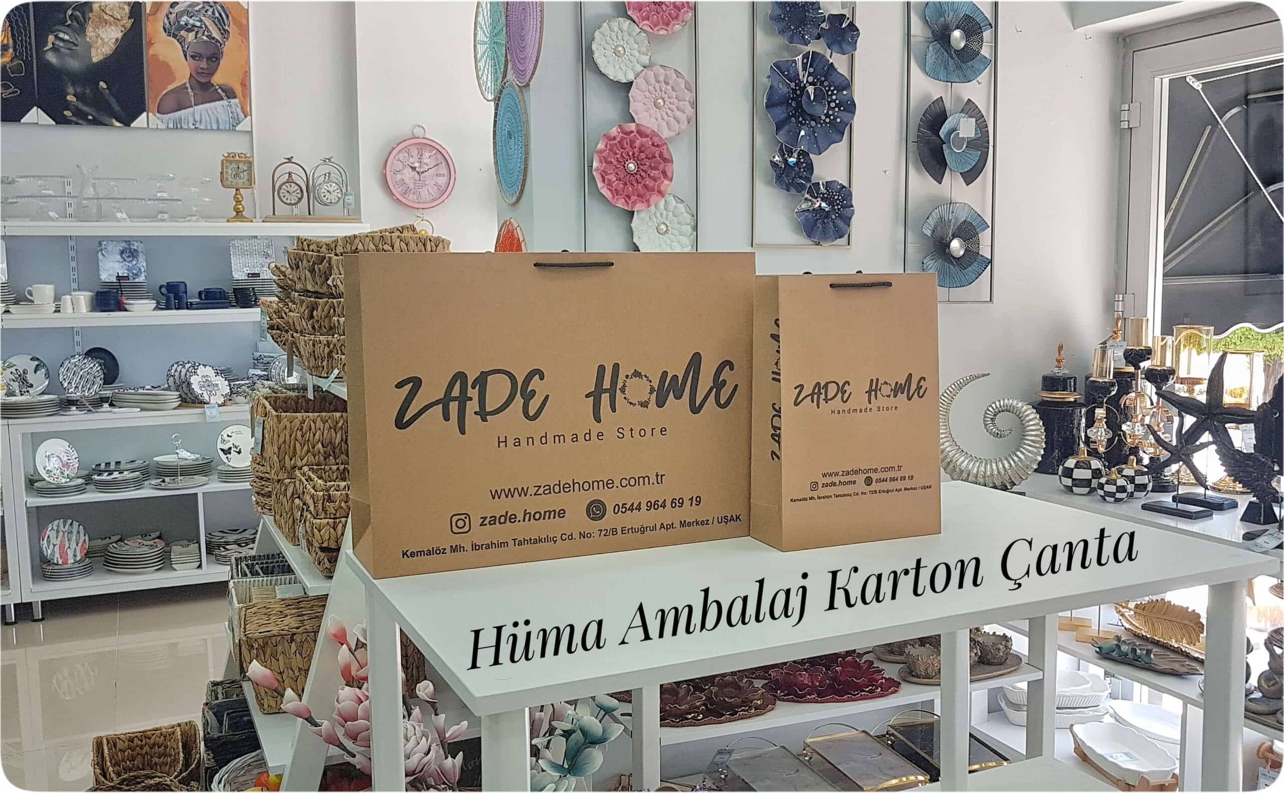 ZADE HOME | UŞAK KRAFT KARTON ÇANTA MODELİ