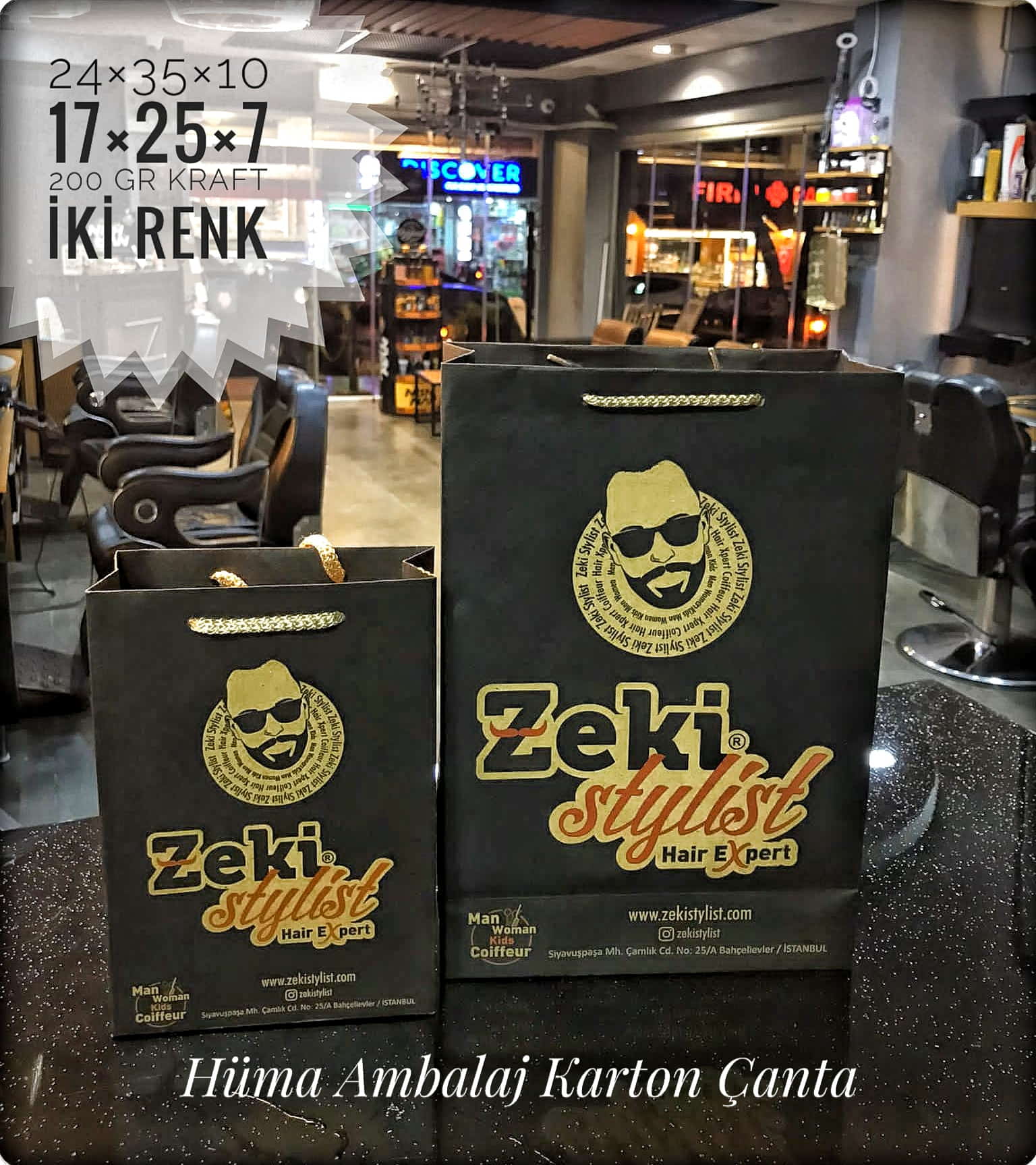 ZEKİ STYLİST | İSTANBUL KRAFT KARTON ÇANTA MODELİ